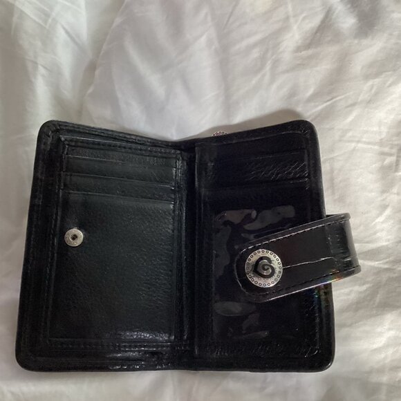 Brighton Signature Heart Snap Wallet - Picture 3 of 3